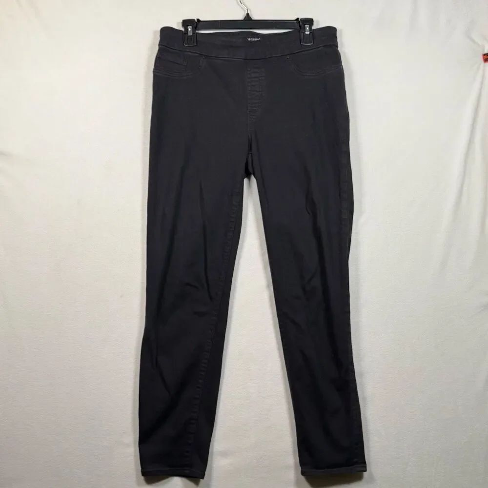 Chico’s Black Jeggings Womens US 8 Pull On Stretch Slim Skinny Pants